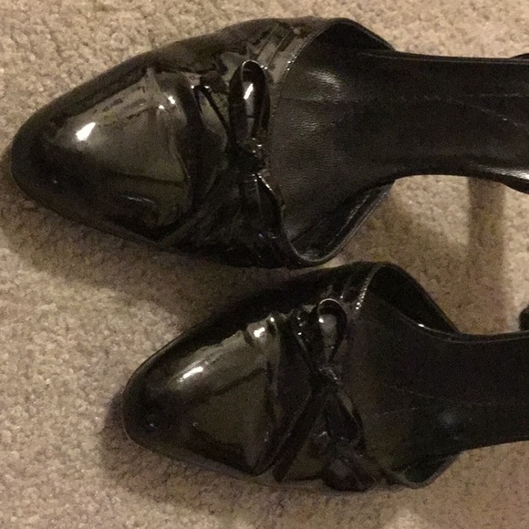 Kate spade black leather shoes size 10 - Picture 5 of 8